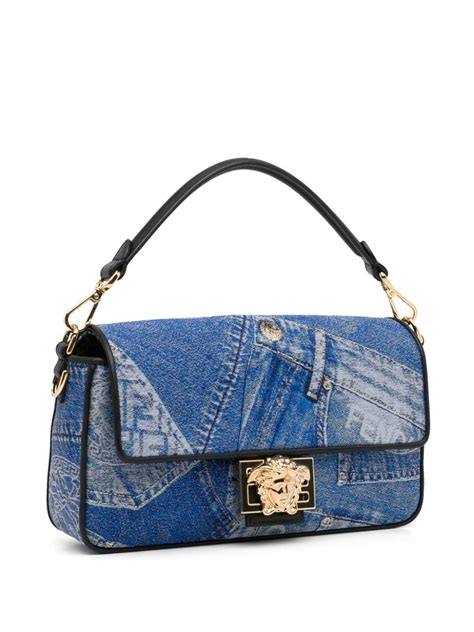 fendi denim purse|pre owned fendi bag.